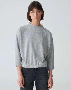 Damen OPUS Shirts^Jerseyshirt Sastepy Grau Online Bestellen