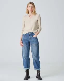 Damen OPUS Shirts^Jerseyshirt Somoko Beige Online Bestellen