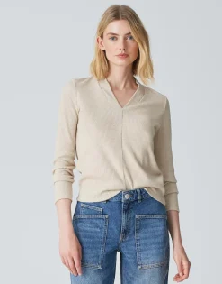 Damen OPUS Shirts^Jerseyshirt Somoko Beige Online Bestellen