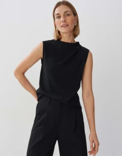 Damen OPUS Shirts^Jerseytop Kidera Schwarz Online Bestellen