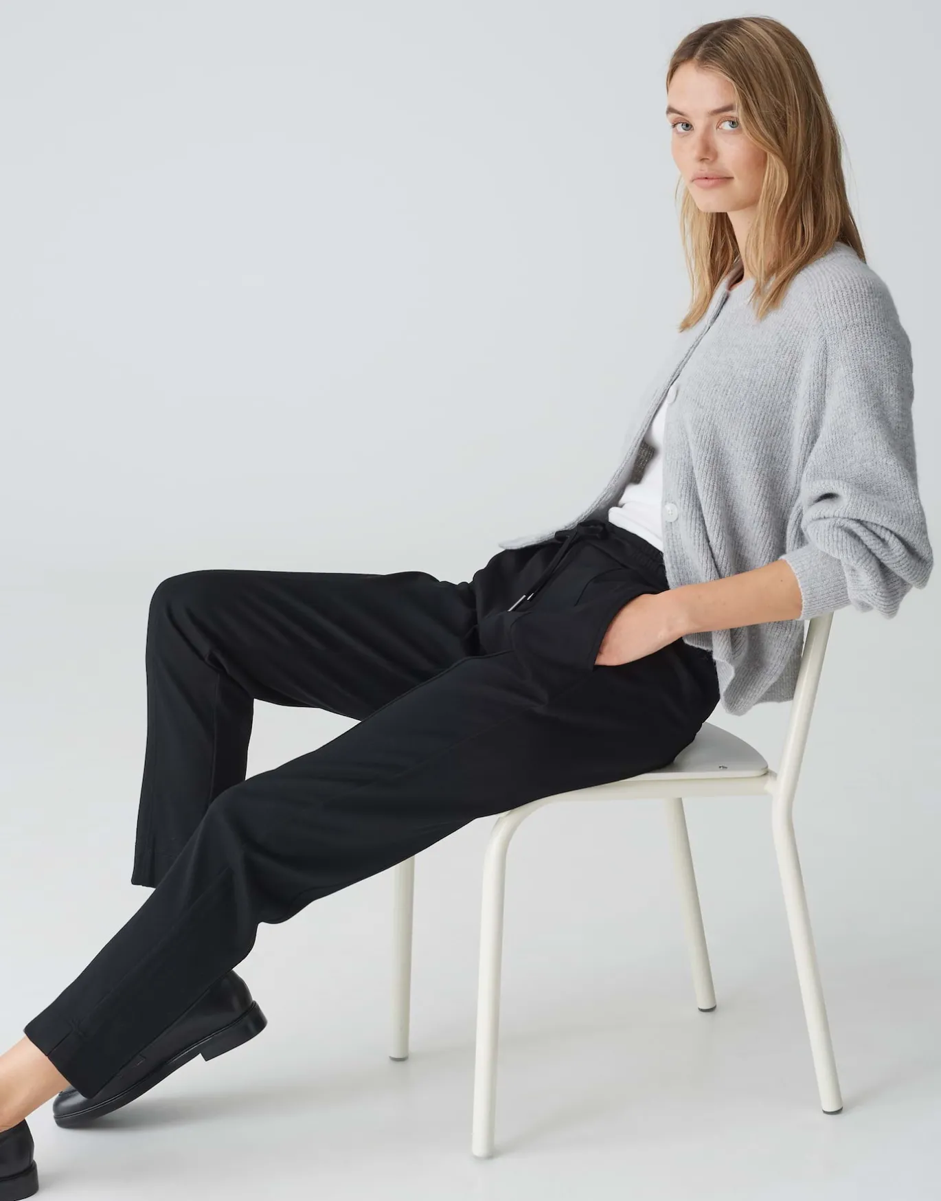 Damen OPUS Hosen^Jogpants Elopa Remix Schwarz Online Bestellen