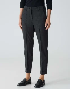 Damen OPUS Hosen^Jogpants Melina Remix Schwarz Online Bestellen