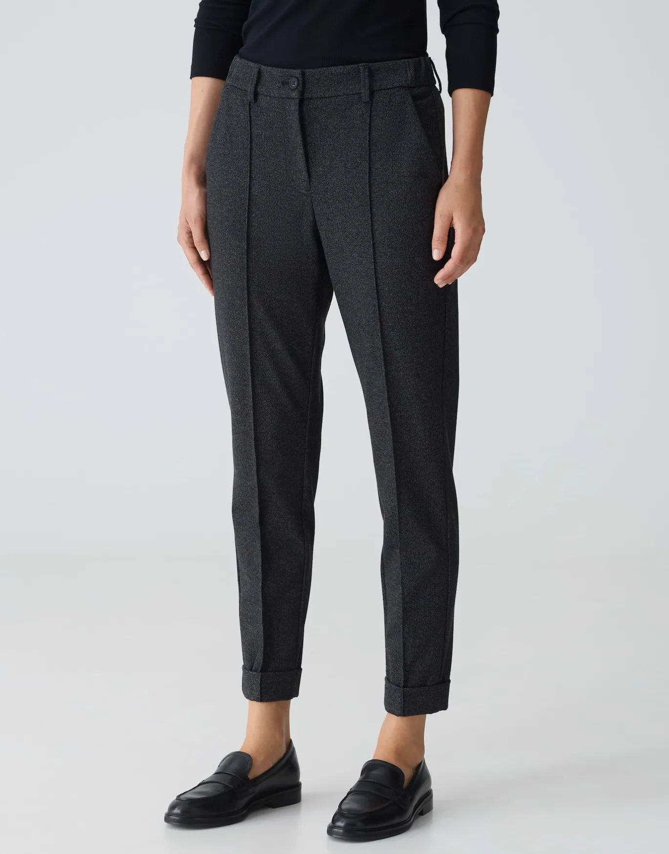 Damen OPUS Hosen^Jogpants Melina Remix Schwarz Online Bestellen