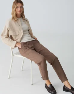 Damen OPUS Hosen^Jogpants Myha Braun Online Bestellen