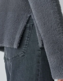 Damen OPUS Strick^Kapuzenpullover Pidlona Grau Online Bestellen