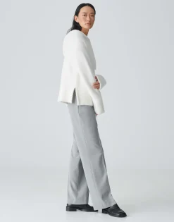 Damen OPUS Strick^Kapuzenpullover Pidlona Weiß Online Bestellen