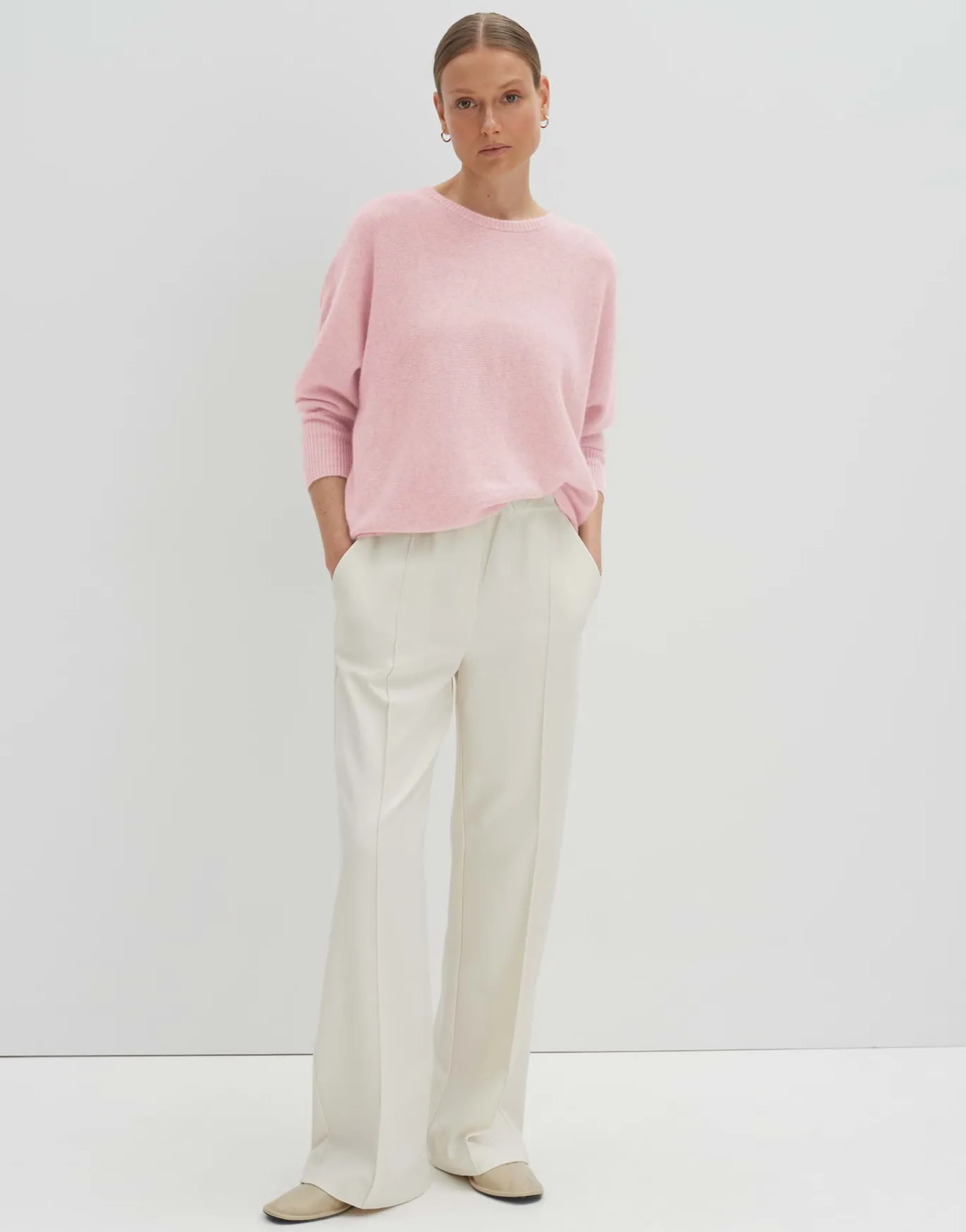 Damen OPUS Strick^Kaschmir Pullover Tjade Rosé Online Bestellen