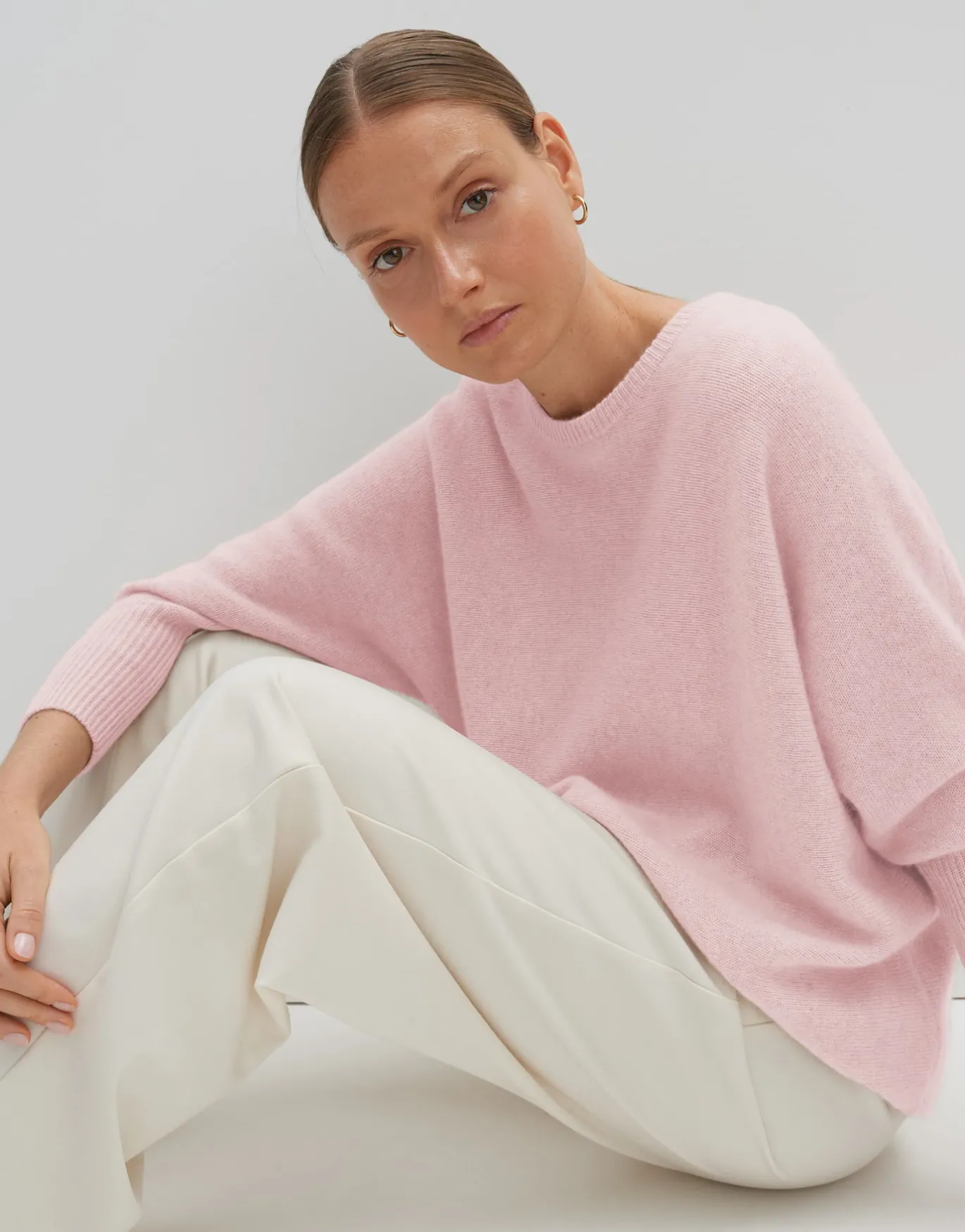 Damen OPUS Strick^Kaschmir Pullover Tjade Rosé Online Bestellen