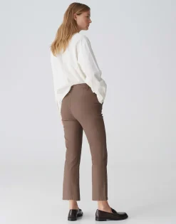 Damen OPUS Hosen | Jeans^Kick Flared Jeans Ekala Braun Online Bestellen