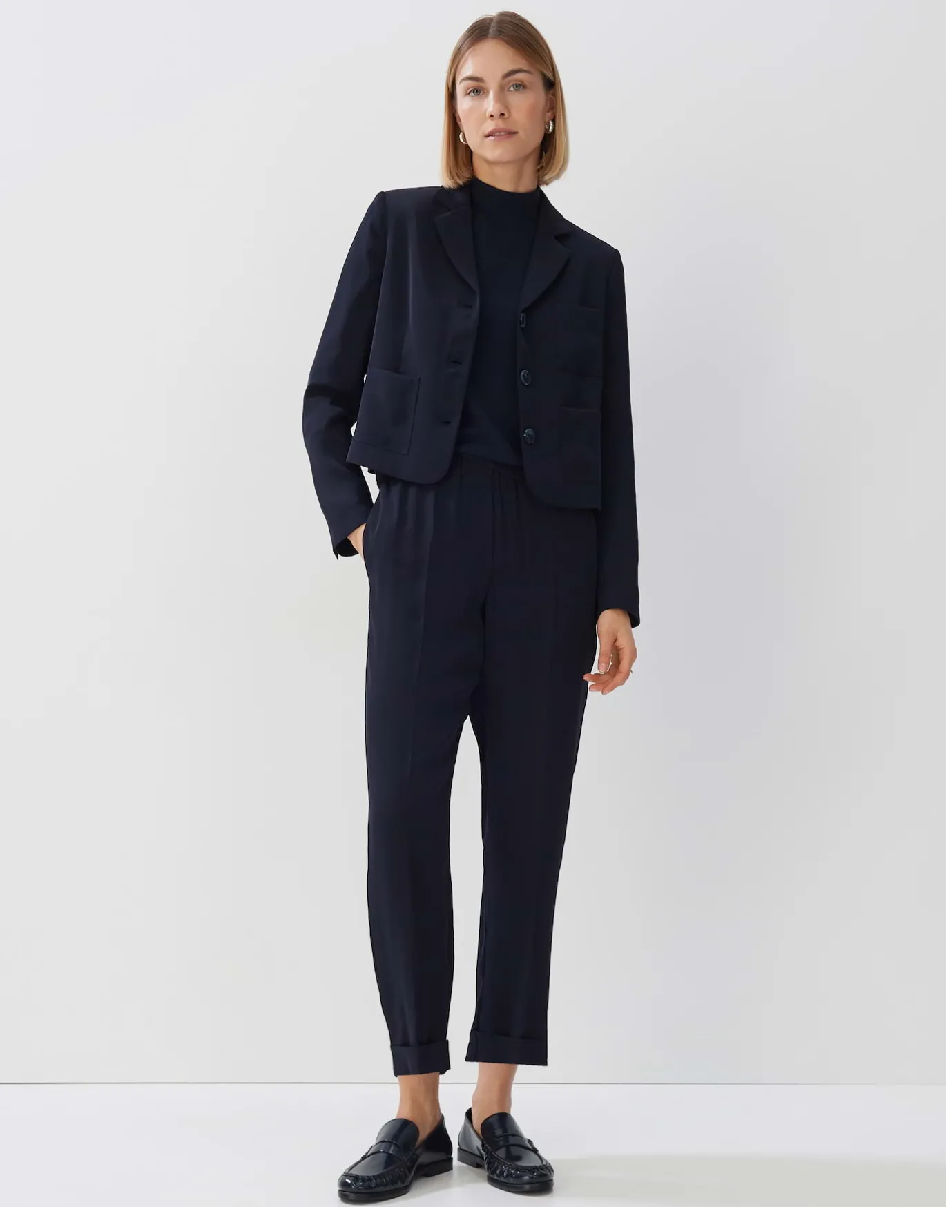 Damen OPUS Blazer / Westen^Kurzblazer Nyoto Blau Online Bestellen