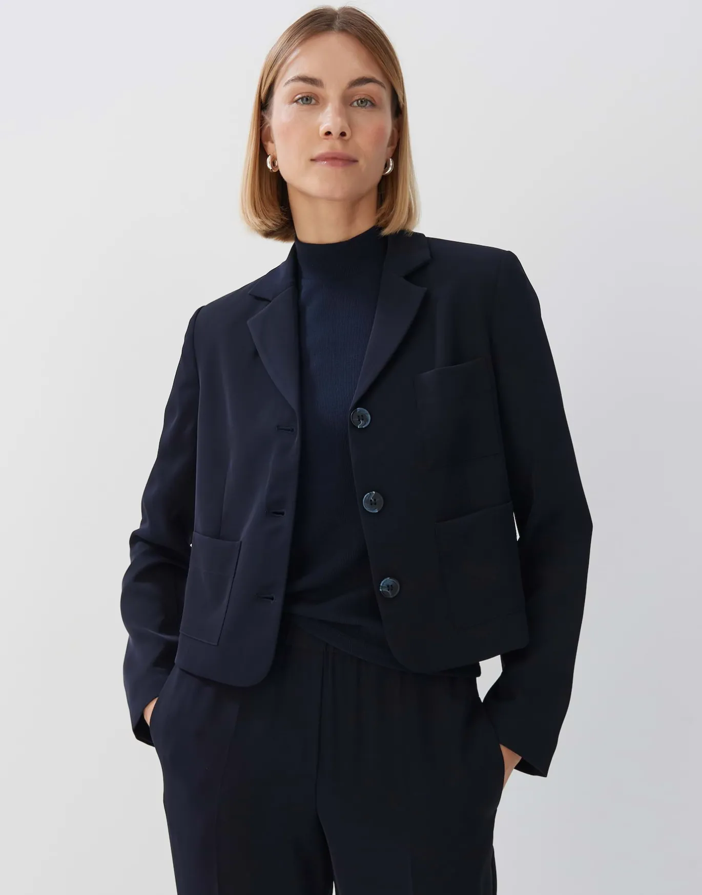 Damen OPUS Blazer / Westen^Kurzblazer Nyoto Blau Online Bestellen