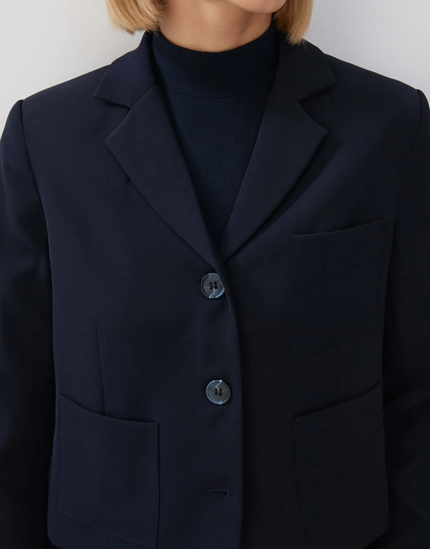 Damen OPUS Blazer / Westen^Kurzblazer Nyoto Blau Online Bestellen