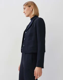 Damen OPUS Blazer / Westen^Kurzblazer Nyoto Blau Online Bestellen
