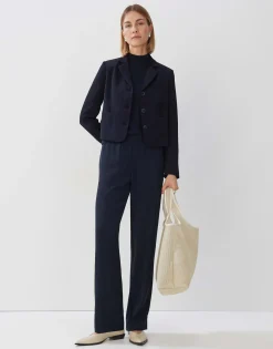 Damen OPUS Blazer / Westen^Kurzblazer Nyoto Blau Online Bestellen