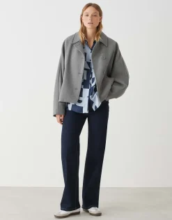 Damen OPUS Jacken / Mäntel^Kurzjacke Hajona Grau Online Bestellen