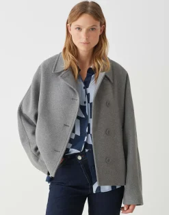 Damen OPUS Jacken / Mäntel^Kurzjacke Hajona Grau Online Bestellen