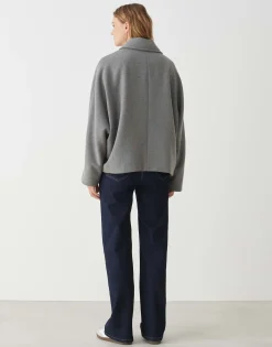 Damen OPUS Jacken / Mäntel^Kurzjacke Hajona Grau Online Bestellen