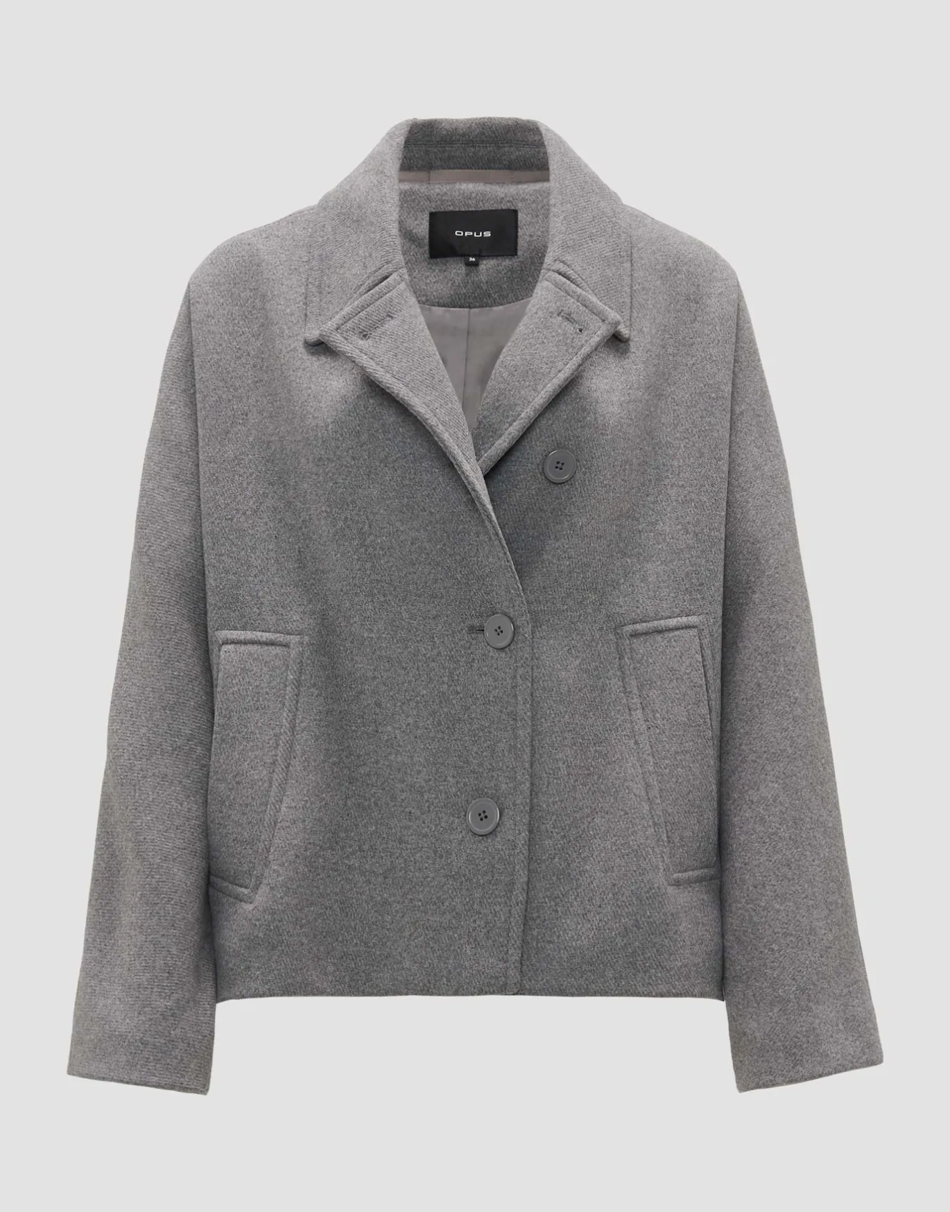Damen OPUS Jacken / Mäntel^Kurzjacke Hajona Grau Online Bestellen