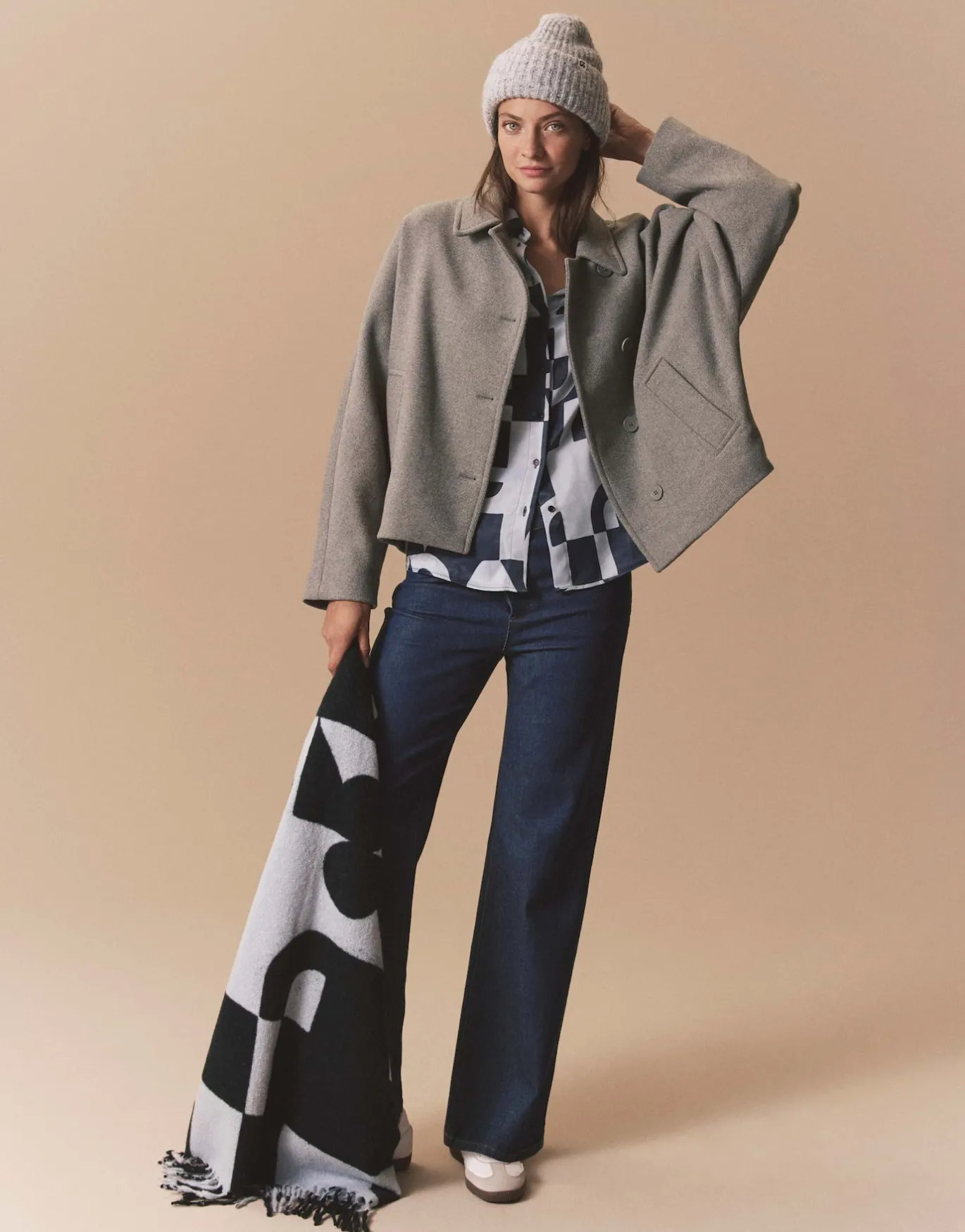 Damen OPUS Jacken / Mäntel^Kurzjacke Hajona Grau Online Bestellen