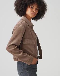 Damen OPUS Jacken / Mäntel | Blazer / Westen^Kurzjacke Hanju Braun Online Bestellen