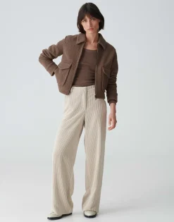 Damen OPUS Jacken / Mäntel | Blazer / Westen^Kurzjacke Holma Braun Online Bestellen