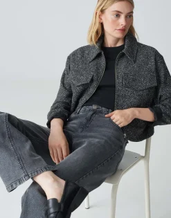 Damen OPUS Jacken / Mäntel^Kurzjacke Jasko Schwarz Online Bestellen