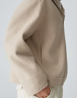 Damen OPUS Jacken / Mäntel | Blazer / Westen^Kurzjacke Jetty Beige Online Bestellen