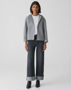 Damen OPUS Jacken / Mäntel | Blazer / Westen^Kurzjacke Jetty Grau Online Bestellen