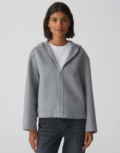 Damen OPUS Jacken / Mäntel | Blazer / Westen^Kurzjacke Jetty Grau Online Bestellen