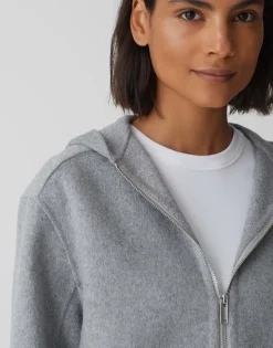 Damen OPUS Jacken / Mäntel | Blazer / Westen^Kurzjacke Jetty Grau Online Bestellen