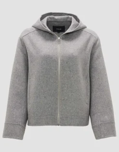 Damen OPUS Jacken / Mäntel | Blazer / Westen^Kurzjacke Jetty Grau Online Bestellen