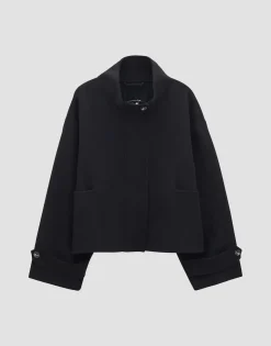 Damen OPUS Jacken / Mäntel^Kurzjacke Varah Detail Schwarz Online Bestellen