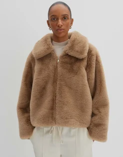 Damen OPUS Jacken / Mäntel^Kurzjacke Variah Beige Online Bestellen