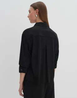 Damen OPUS Blusen^Langarmbluse Zelura Schwarz Online Bestellen