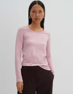 Damen OPUS Basics | Shirts^Langarmshirt Kalia Rosé Online Bestellen