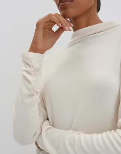 Damen OPUS Shirts^Langarmshirt Kesia Weiß Online Bestellen