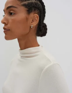 Damen OPUS Shirts^Langarmshirt Kesia Weiß Online Bestellen