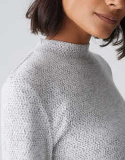 Damen OPUS Shirts^Langarmshirt Snowi Grau Online Bestellen