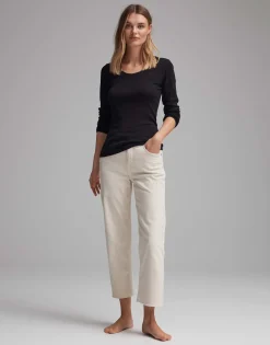 Damen OPUS Basics | Shirts^Langarmshirt Sorana Schwarz Online Bestellen