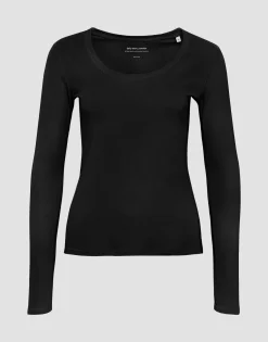 Damen OPUS Basics | Shirts^Langarmshirt Sorana Schwarz Online Bestellen