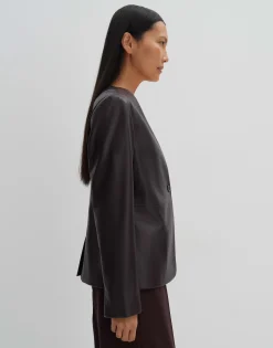 Damen OPUS Blazer / Westen^Lederblazer Noebe Rot Online Bestellen