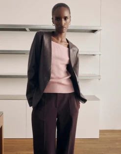 Damen OPUS Blazer / Westen^Lederblazer Noebe Rot Online Bestellen