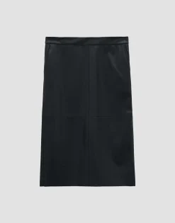 Damen OPUS Röcke^Lederrock Ofiona Schwarz Online Bestellen