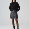 Damen OPUS Röcke^Lederrock Relvina Edgy Schwarz Online Bestellen