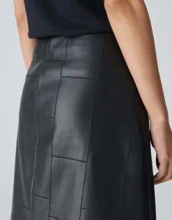 Damen OPUS Röcke^Lederrock Romela Schwarz Online Bestellen