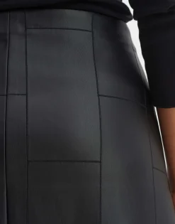 Damen OPUS Röcke^Lederrock Romela Schwarz Online Bestellen