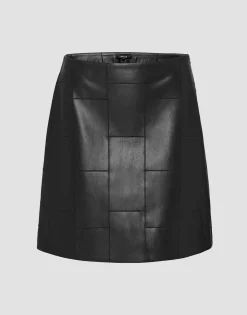 Damen OPUS Röcke^Lederrock Romela Schwarz Online Bestellen