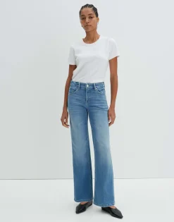 Damen OPUS Jeans^Long Flared Jeans Carie Blau Online Bestellen