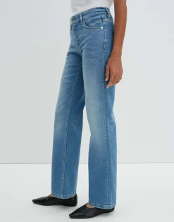 Damen OPUS Jeans^Long Flared Jeans Carie Blau Online Bestellen