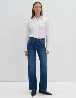 Damen OPUS Jeans^Long Flared Jeans Carie Iconic Blau Online Bestellen